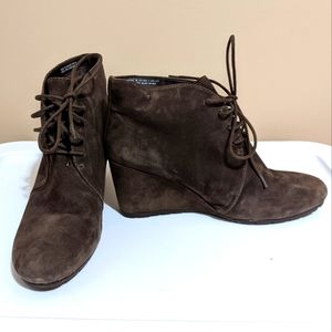 Clarks wedge lace boot